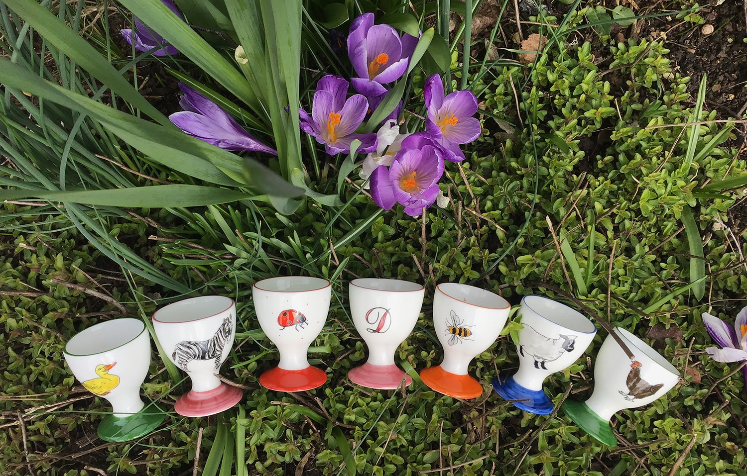 personalised egg cups for Easter